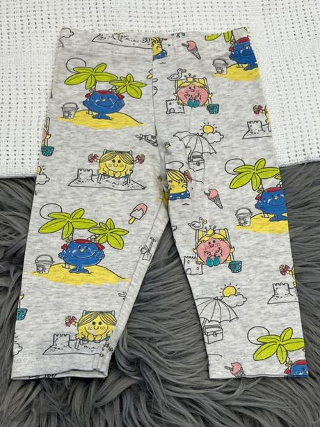 Dievčenské vzorované legíny (3-6 mes.), sanrio,68