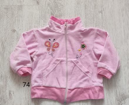 Semišová mikina 74, detex,74