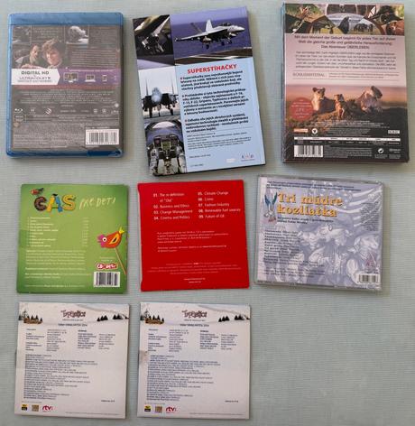 Dvd a cd pre deti,