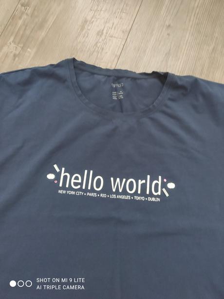 Tričko hello world, esmara,m