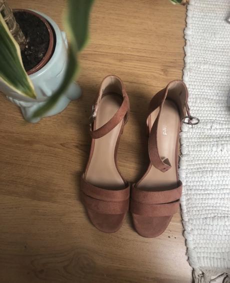 Oranžové topánky na opätku/ sandálky na opätku, 37