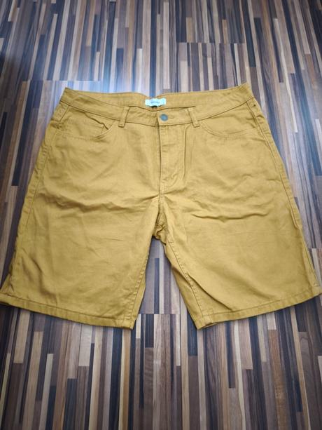 Kraťasy horčicovej farby, reserved, veľ xl, reserved,xl