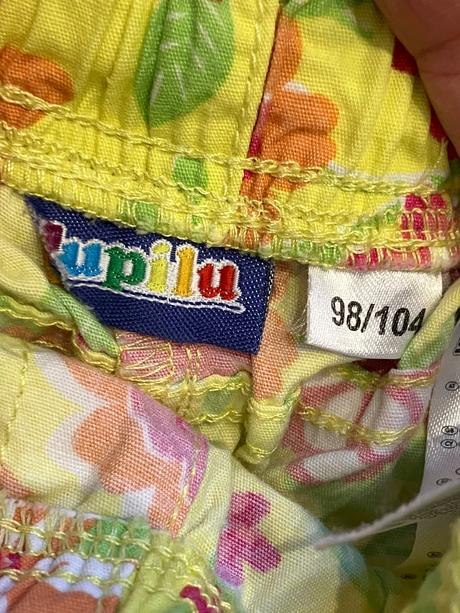Dievčenské šortky s kvetmi farebné lupilu (98-104), lupilu,98