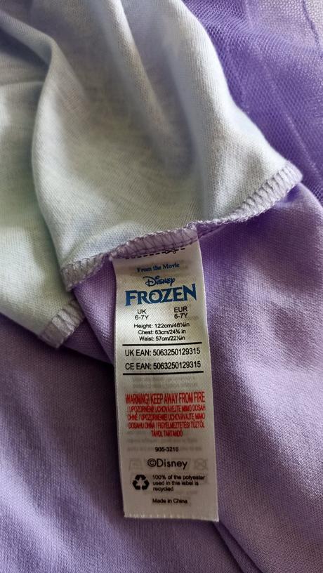Šaty frozen veľ. 122, f&f,122
