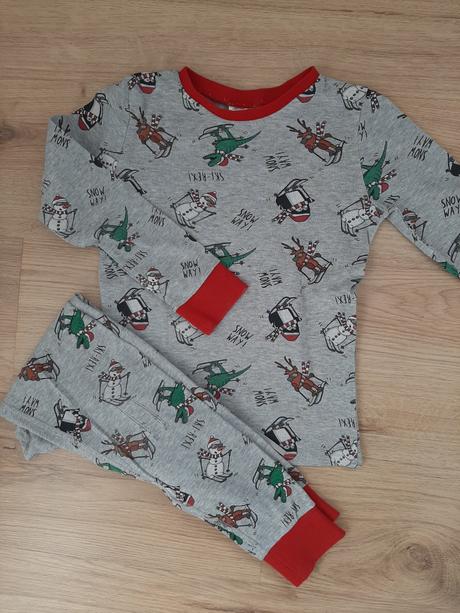 Vianočné pyzamko / vrch, h&m,122