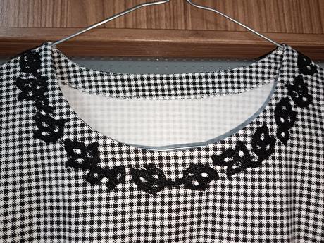 Čierno biele tričko, s