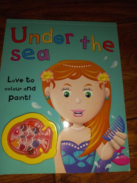 Maliarska súprava a omaľovánky,