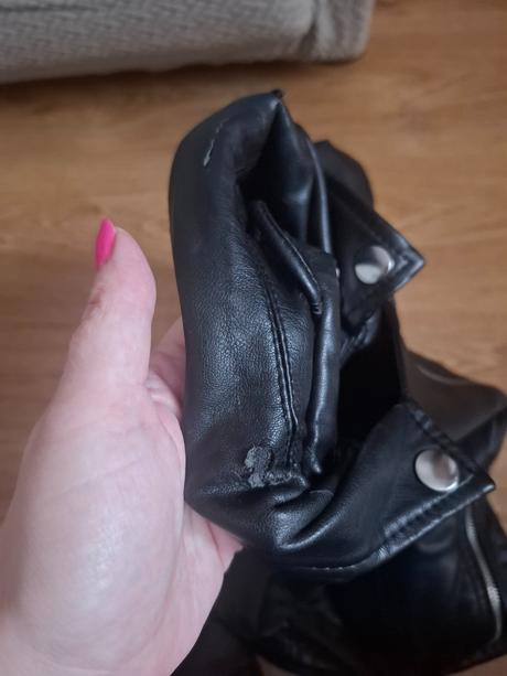 Kožená bunda, h&m,146