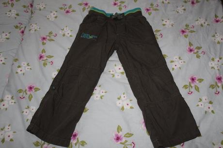 Podšité roll-up nohavice next 110, next,110