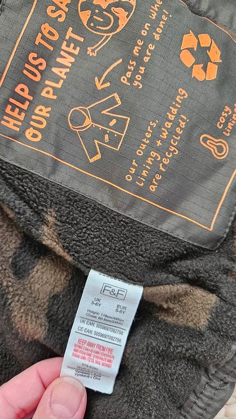 Zimná vesta, veľkosť 110, f&f,110