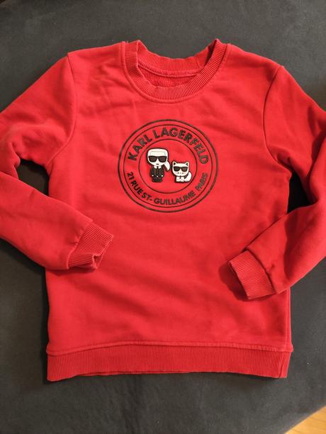 Mikina dievčenská červená, 128