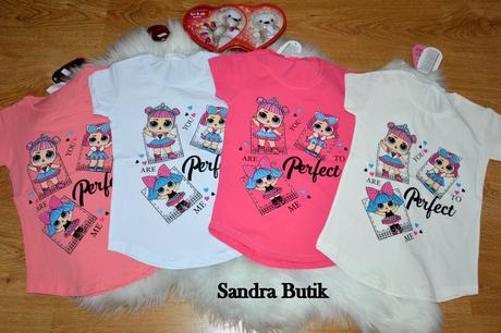 Detské moderné lolka tričko perfect lolly, 92 - 140