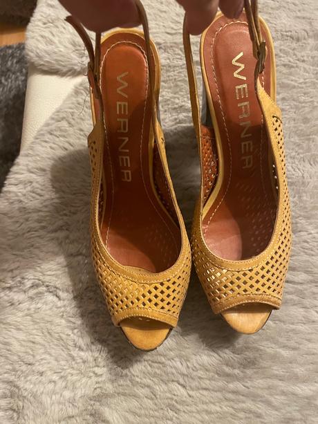 Krásne letné kožené sandalky, 38