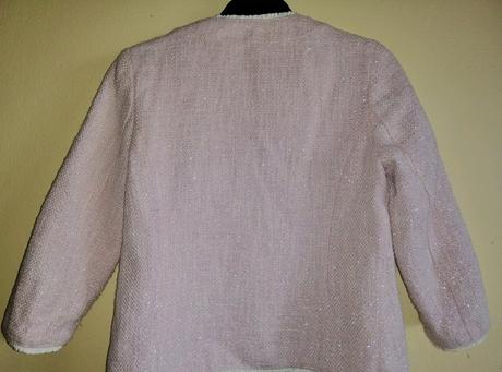 Dievčenské elegantné trblietavé sako, 140