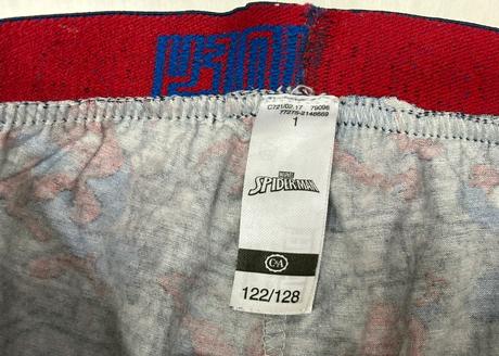 2x spiderman spodné legíny veľ. 122/128, c&a,128