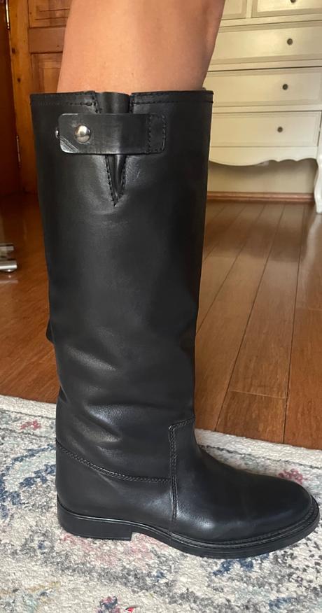 Kožené čižmy, zara,41