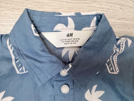 Letná košeľa h&m 110, h&m,110