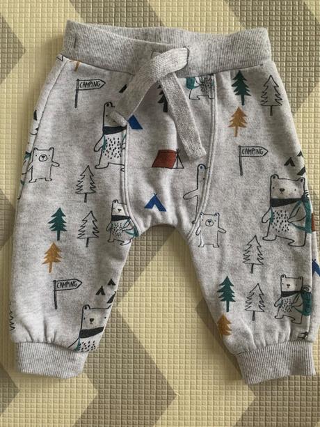 2 ks zateplené tepláky pre bábätká, 62