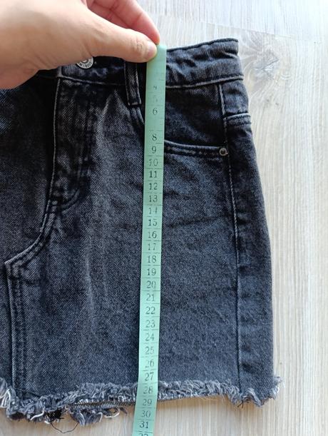 Dievčenská čierna riflová sukňa, mango,122