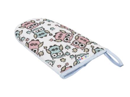 Akuku kupacia rukavica froté sovy 1ks, 