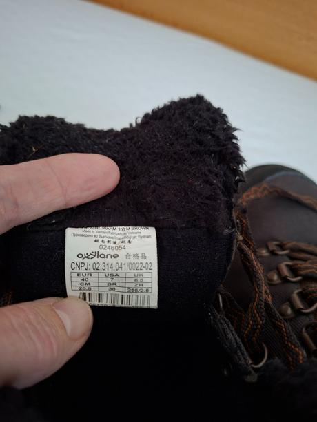 Topánky na zimu, quechua,40