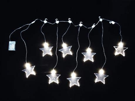 Vianočné osvetlenie na okno, 