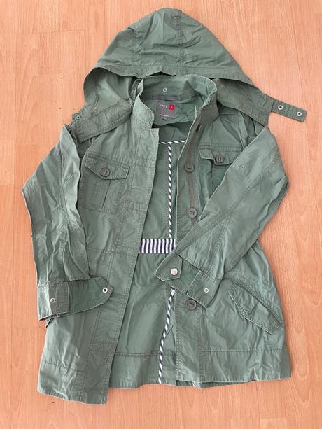 Bunda párka zelená, gate,l