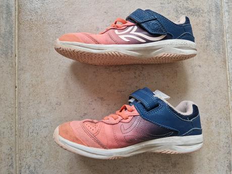 Tenisky 34 modro oranžové, decathlon,34