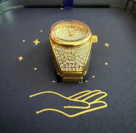 Fossil hodinky na prst s visačkou, fossil