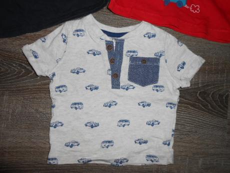 3 ks chlapčenskych tričiek č. 62, primark,62