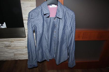 Bodkovana kosielka, h&m,s