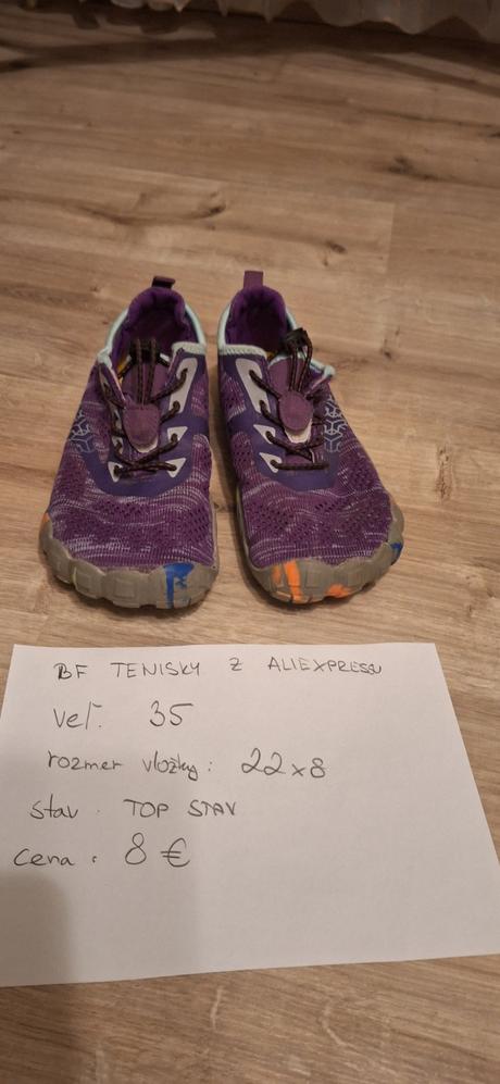 Barefoot tenisky z aliexpressu vel.35, 35