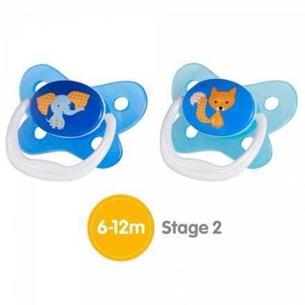 Ortodonický cumlík prevent  ii  6-12  mes. 2 ks, 