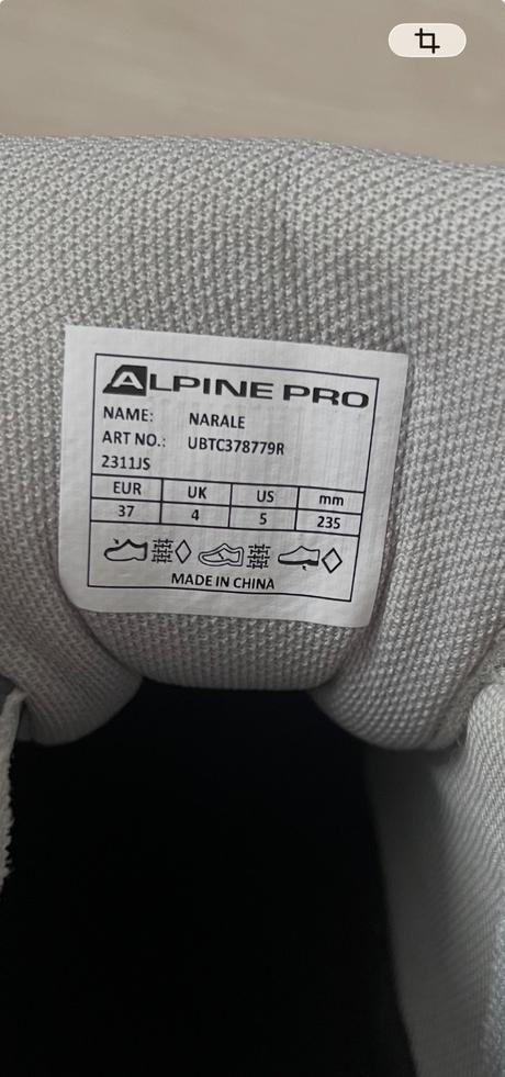 Turistické topánky alpine pro, v.37, alpine pro,37