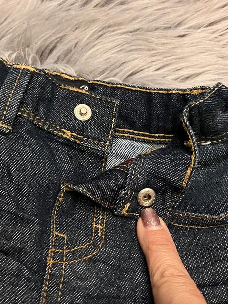 Chlapčenské tmavomodré rifle (86), denim co,86