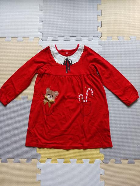 Vianocne saty, h&m,98