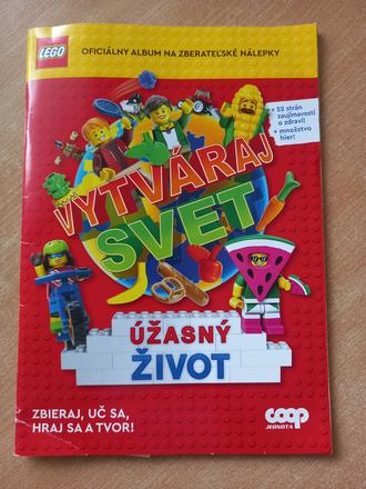 Lego zberateľský album s nálepkami, 