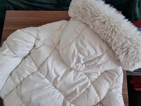 Zimná puffková bunda, bershka,s