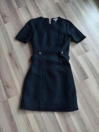 Šaty tvidove, h&m,xs