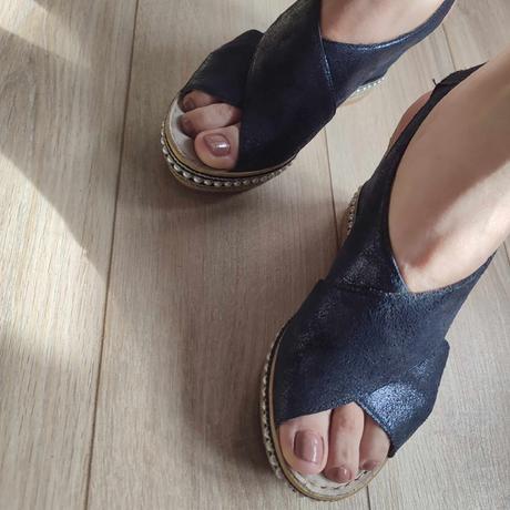 Tmavomodré sandále - lasocki - 38, lasocki,38