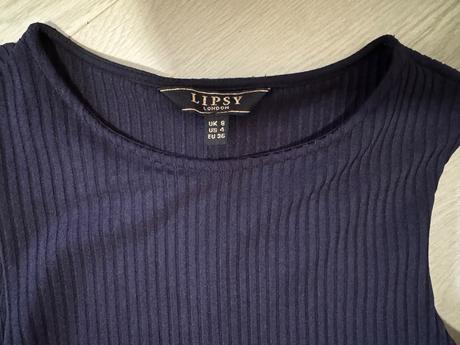 Tmavomodré šaty, lipsy london,34