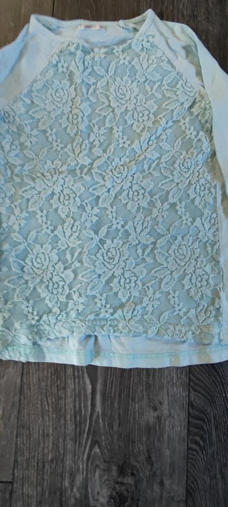 Tričko sveter s čipkou 3, pepco,122