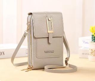 Crossbody kabelka s dotykovým displejom apeňaženka,