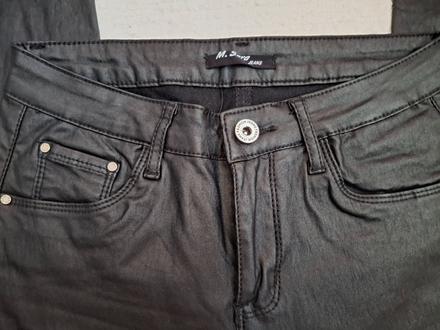 Koženkové nohavice 1x vzaté, 26