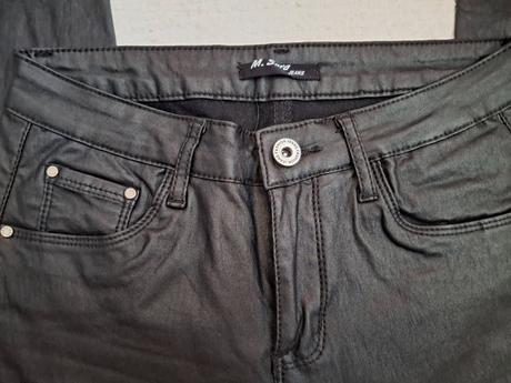 Koženkové nohavice 1x vzaté, 26