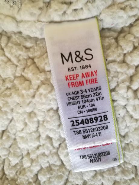 Tepla mikina m&s 110, marks & spencer,104