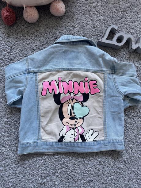 Riflová bunda zara minnie 92, zara,92
