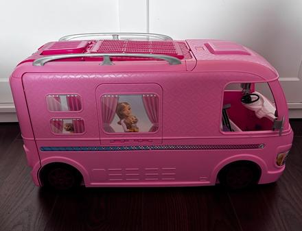 Mattel barbie dream camper veľký karavan, 