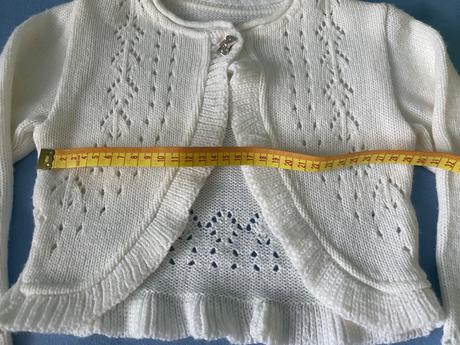 Bolerko biele pletené, 122
