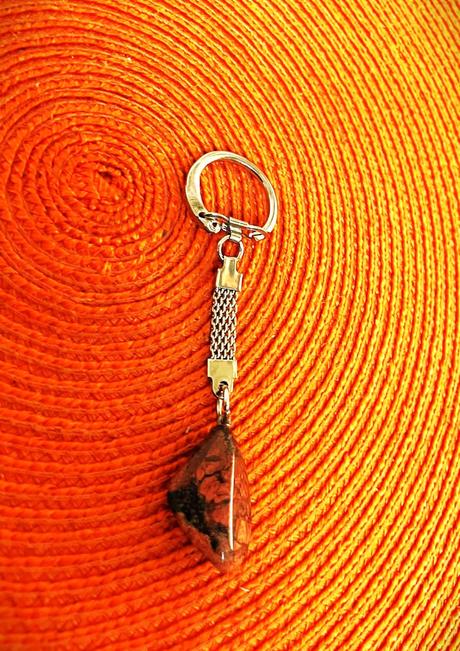 Kľúčenka s mahagónovým obsidiánom, 